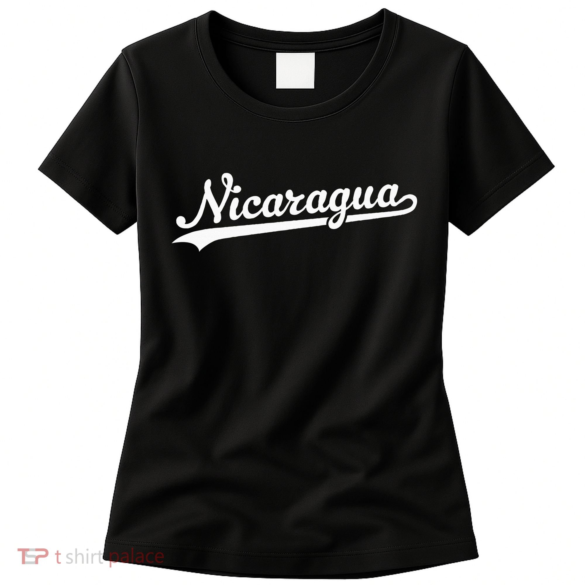 Nicaragua Baseball Jersey Script With Swoosh Women's T-Shirt