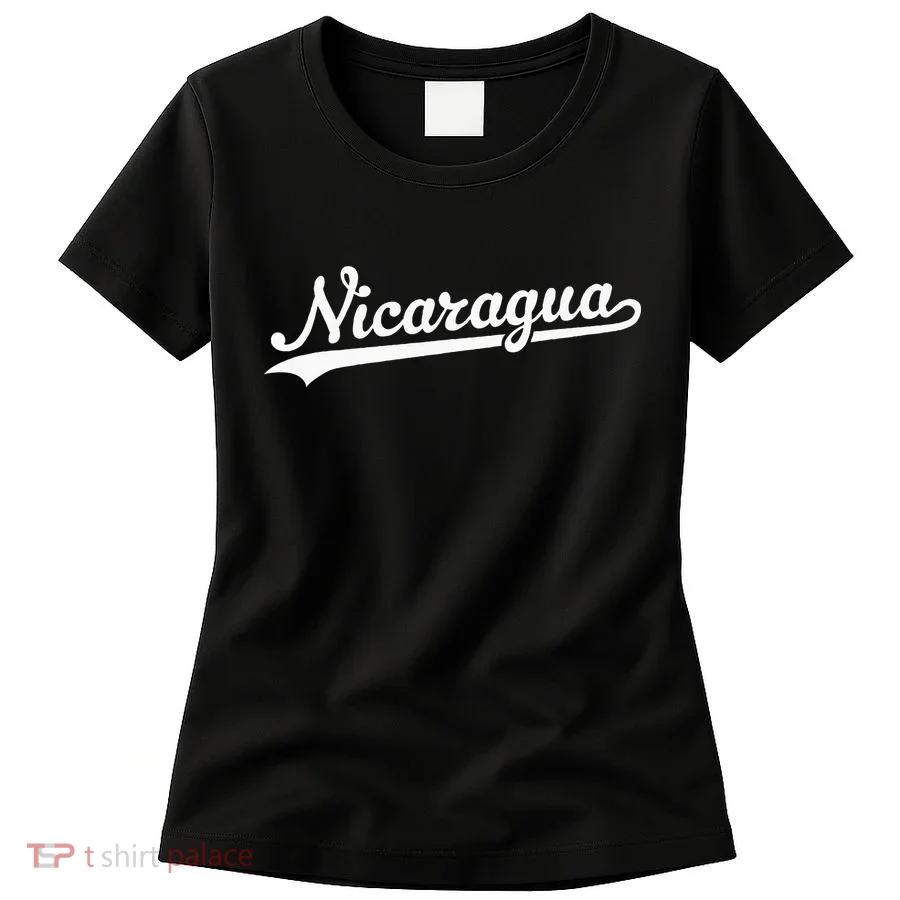 Nicaragua Baseball Jersey Script With Swoosh Women's T-Shirt