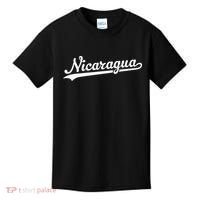 Nicaragua Baseball Jersey Script With Swoosh Kids T-Shirt thumb 0