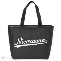 Nicaragua Baseball Jersey Script With Swoosh Tote Bag thumb 0