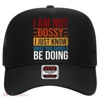 Not Bossy Just Know What I Should Be Doing Funny Sayings Hat thumb 0