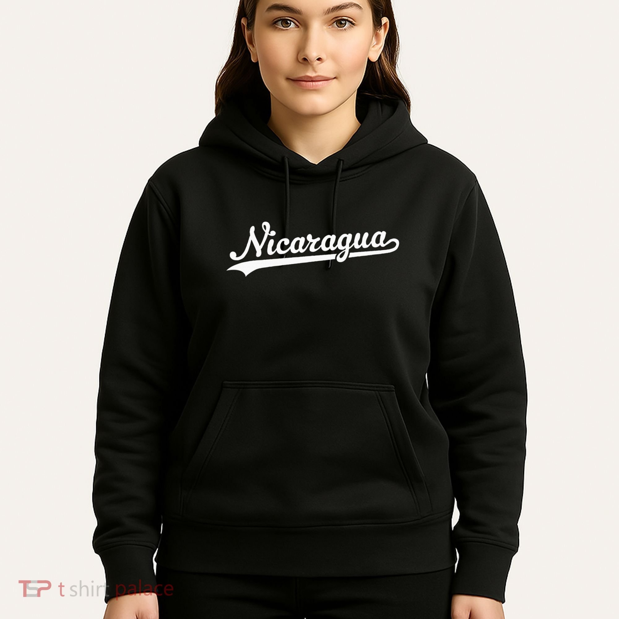 Nicaragua Baseball Jersey Script With Swoosh Hoodie