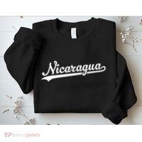 Nicaragua Baseball Jersey Script With Swoosh Sweatshirt thumb 2