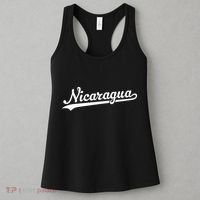 Nicaragua Baseball Jersey Script With Swoosh Women's Tank Top thumb 3
