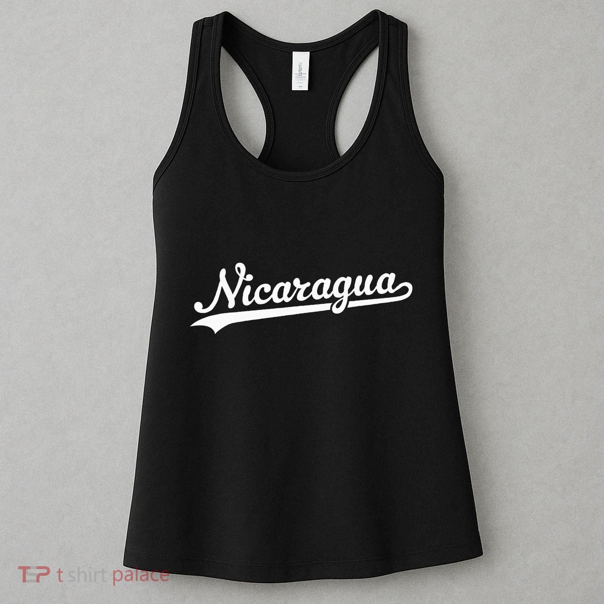 Nicaragua Baseball Jersey Script With Swoosh Women's Tank Top