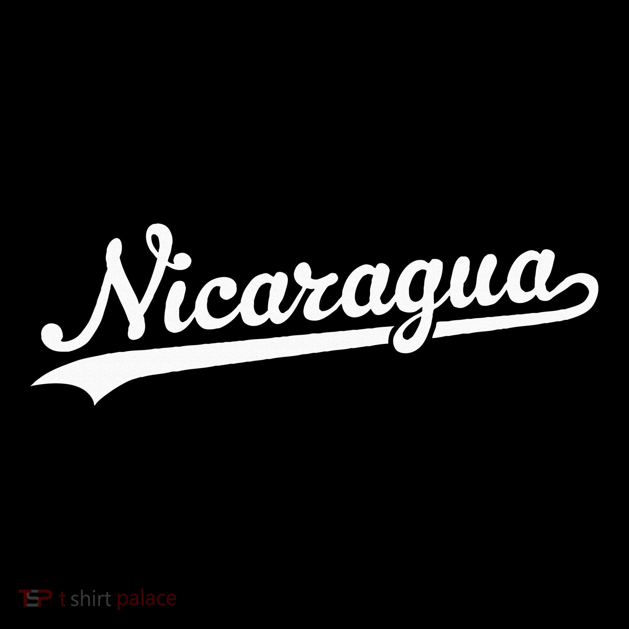 Nicaragua Baseball Jersey Script With Swoosh Baby Bodysuit
