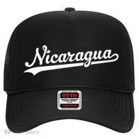 Nicaragua Baseball Jersey Script With Swoosh Hat thumb 0