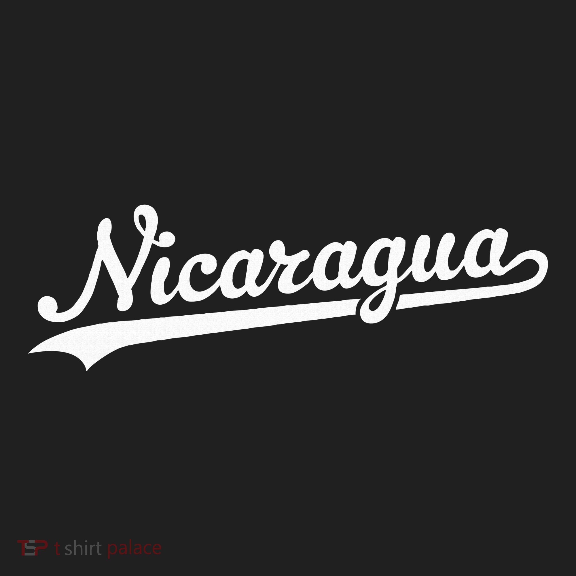 Nicaragua Baseball Jersey Script With Swoosh Hat