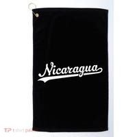 Nicaragua Baseball Jersey Script With Swoosh Golf Towel thumb 0