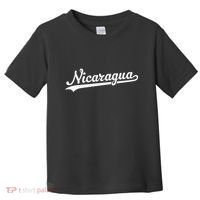 Nicaragua Baseball Jersey Script With Swoosh Toddler T-Shirt thumb 0