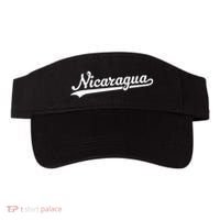 Nicaragua Baseball Jersey Script With Swoosh Visor thumb 0