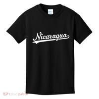 Nicaragua Baseball Jersey Script With Swoosh Kids T-Shirt thumb 0