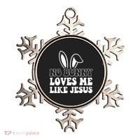 No Bunny Loves Me Like Jesus Cute Easter Ornament thumb 0