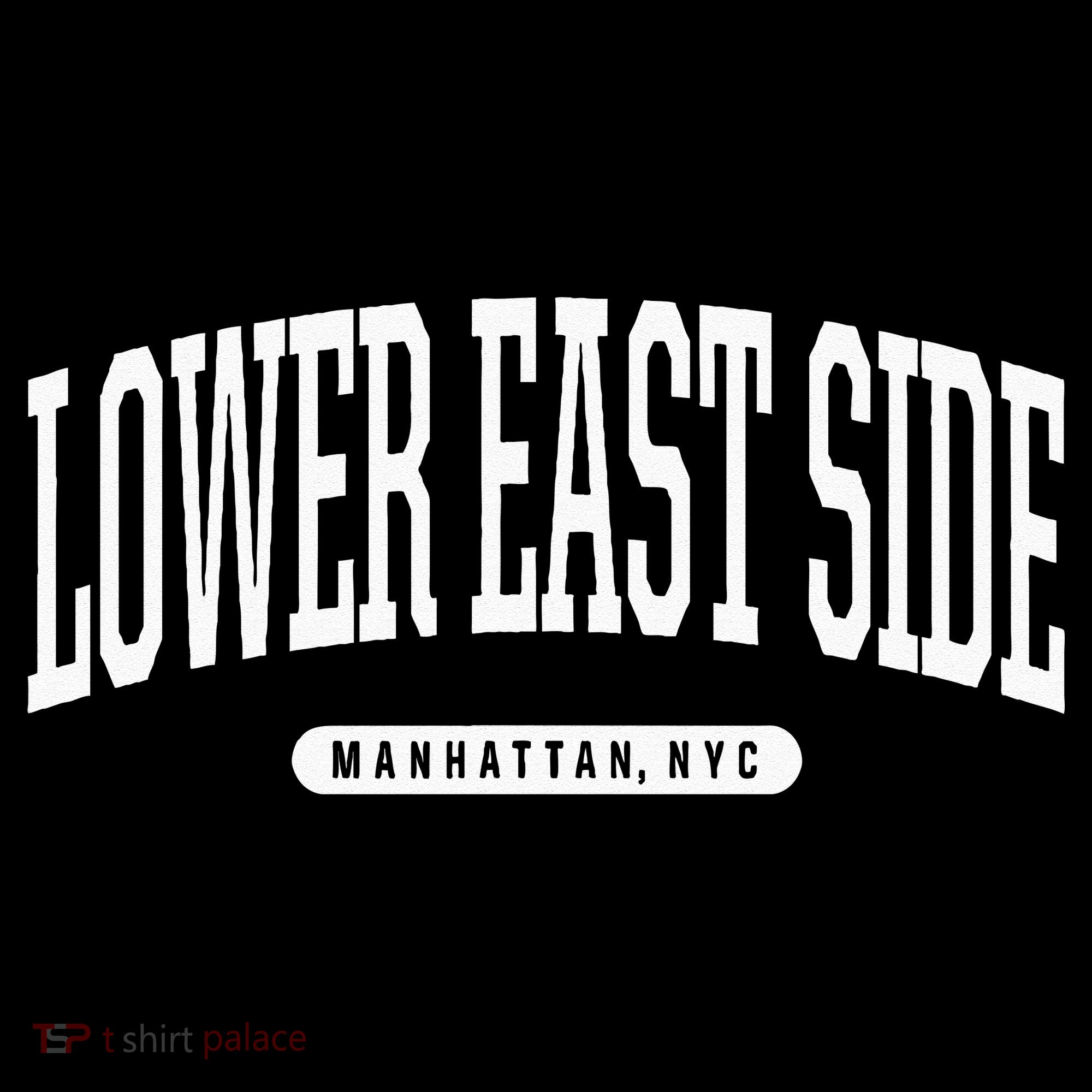 NYC Borough Lower East Side Manhattan New York Women's Hoodie