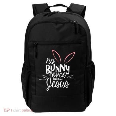 No Bunny Loves Me Like Jesus Easter Backpack