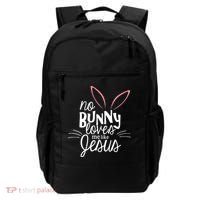 No Bunny Loves Me Like Jesus Easter Backpack thumb 0