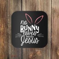 No Bunny Loves Me Like Jesus Easter Coaster thumb 0