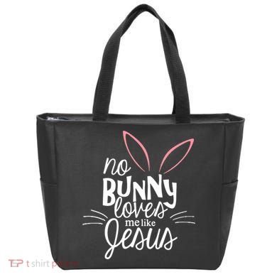 No Bunny Loves Me Like Jesus Easter Tote Bag