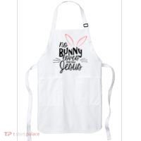 No Bunny Loves Me Like Jesus Easter Apron thumb 0