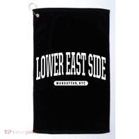 NYC Borough Lower East Side Manhattan New York Golf Towel thumb 0