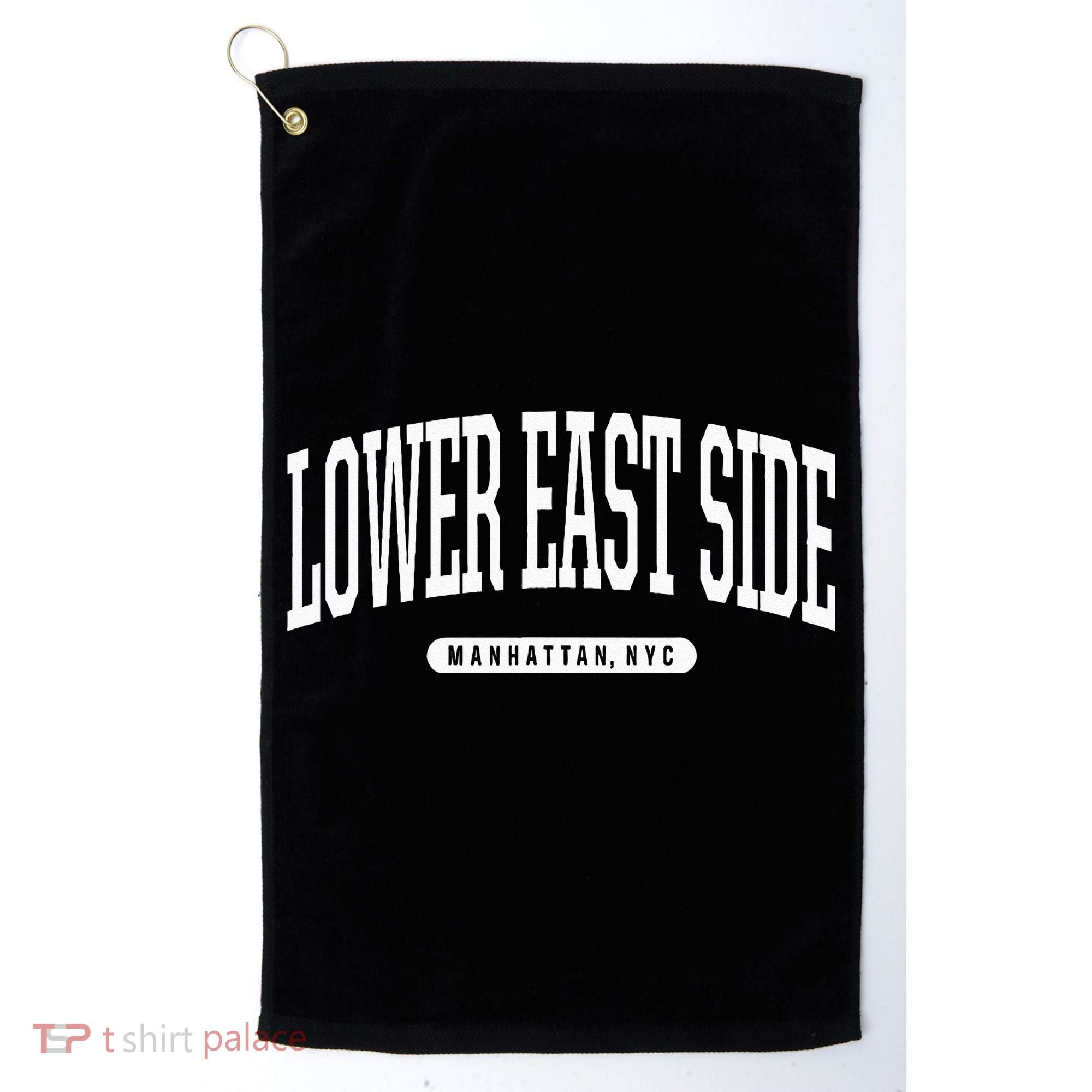 NYC Borough Lower East Side Manhattan New York Golf Towel