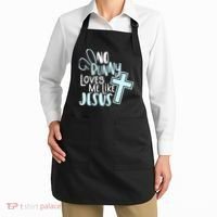 No Bunny Loves Me Like Jesus, Christian Easter Resurrection Apron thumb 2