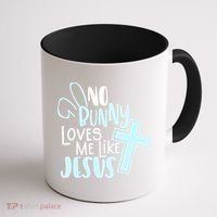 No Bunny Loves Me Like Jesus, Christian Easter Resurrection Coffee Mug thumb 1