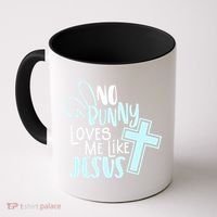 No Bunny Loves Me Like Jesus, Christian Easter Resurrection Coffee Mug thumb 0