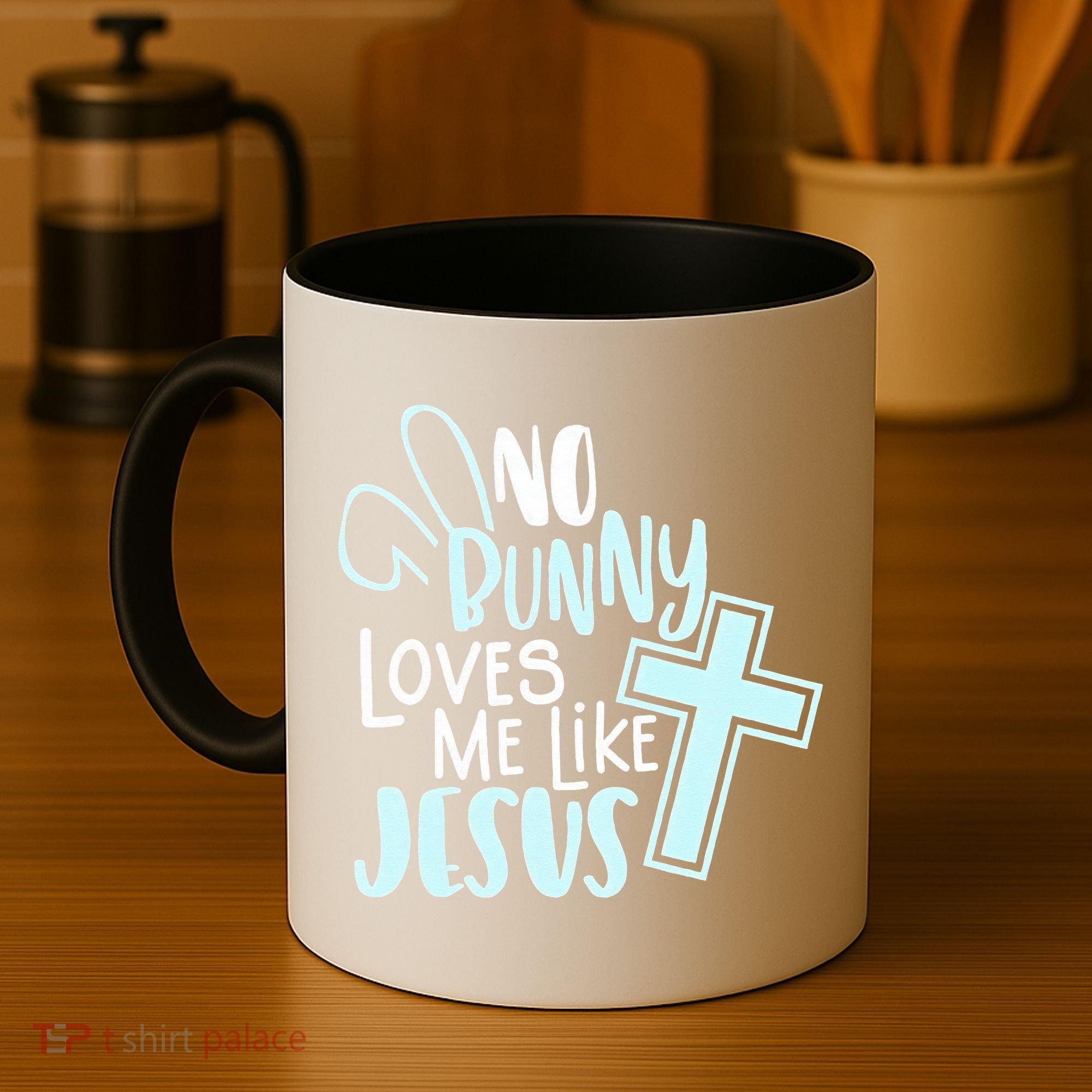 No Bunny Loves Me Like Jesus, Christian Easter Resurrection Coffee Mug