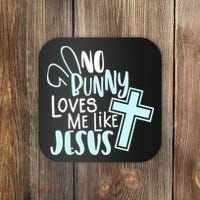 No Bunny Loves Me Like Jesus, Christian Easter Resurrection Coaster thumb 0