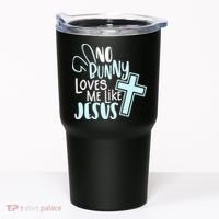 No Bunny Loves Me Like Jesus, Christian Easter Resurrection Tumbler thumb 0