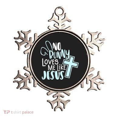 No Bunny Loves Me Like Jesus, Christian Easter Resurrection Ornament