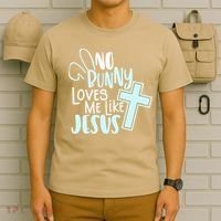 No Bunny Loves Me Like Jesus, Christian Easter Resurrection T-Shirt thumb 6
