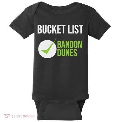 Niffs Bucket List Golf Fanatic Bandon Dun Baby Bodysuit