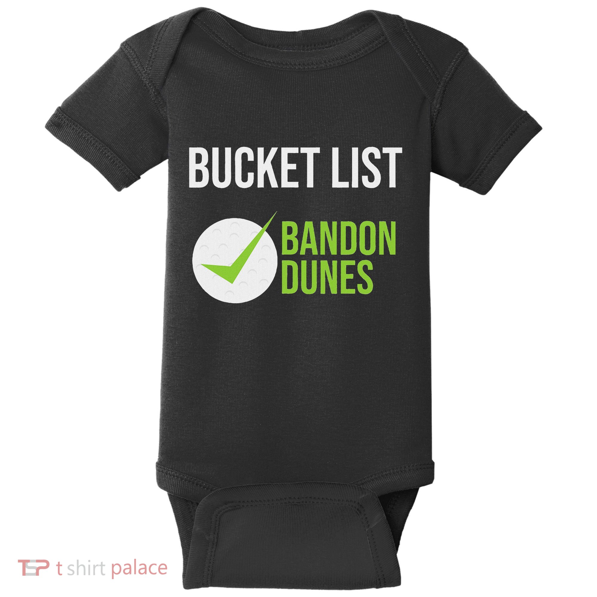 Niffs Bucket List Golf Fanatic Bandon Dun Baby Bodysuit