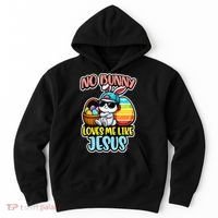 No Bunny Loves Me Like Jesus Hoodie thumb 0