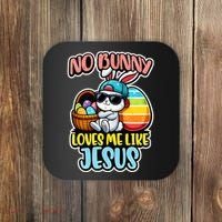 No Bunny Loves Me Like Jesus Coaster thumb 0