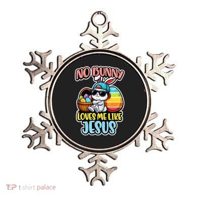 No Bunny Loves Me Like Jesus Ornament
