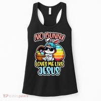 No Bunny Loves Me Like Jesus Women's Tank Top thumb 0