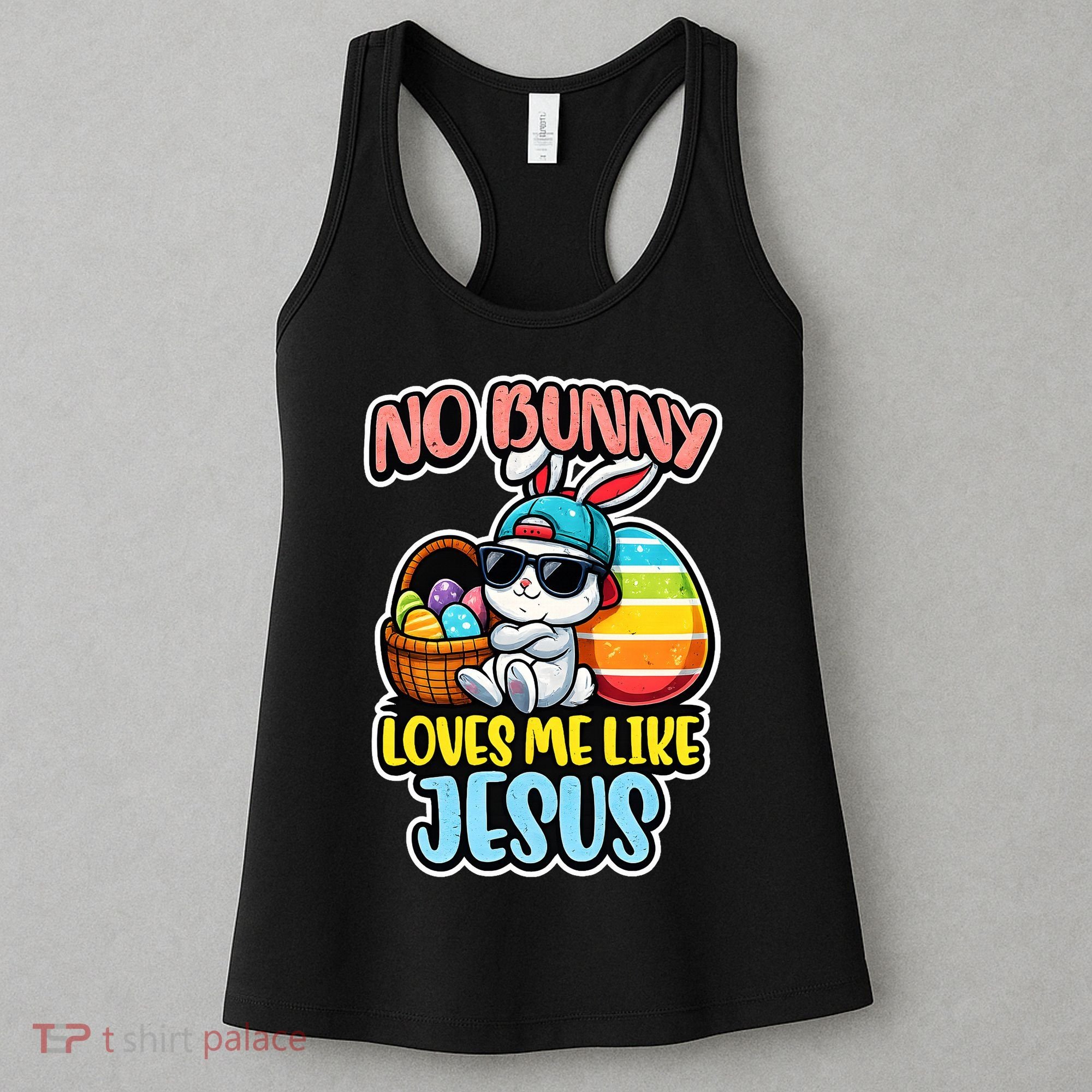 No Bunny Loves Me Like Jesus Women's Tank Top