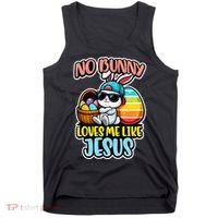 No Bunny Loves Me Like Jesus Tank Top thumb 0