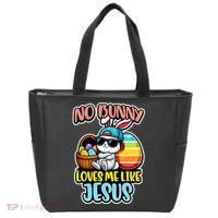 No Bunny Loves Me Like Jesus Tote Bag thumb 0