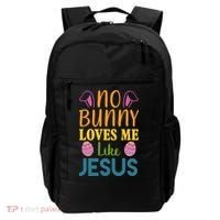 No Bunny Loves Me Like Jesus Easter Holiday Backpack thumb 0
