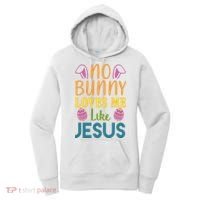No Bunny Loves Me Like Jesus Easter Holiday Women's Hoodie thumb 0