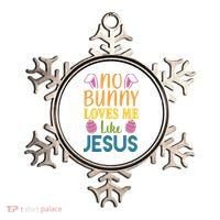 No Bunny Loves Me Like Jesus Easter Holiday Ornament thumb 0