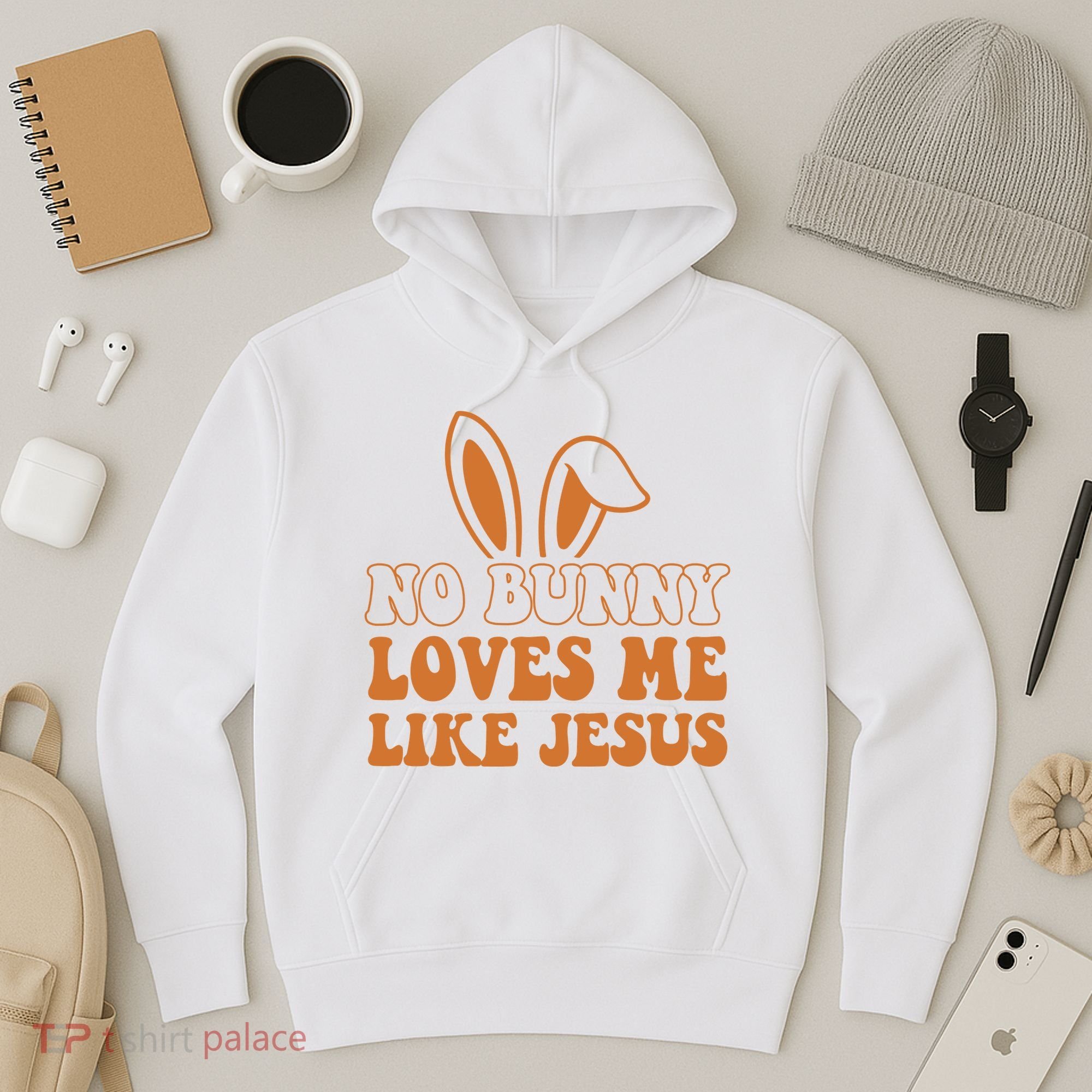 No Bunny Loves Me Like Jesus Easter Bunny Hoodie