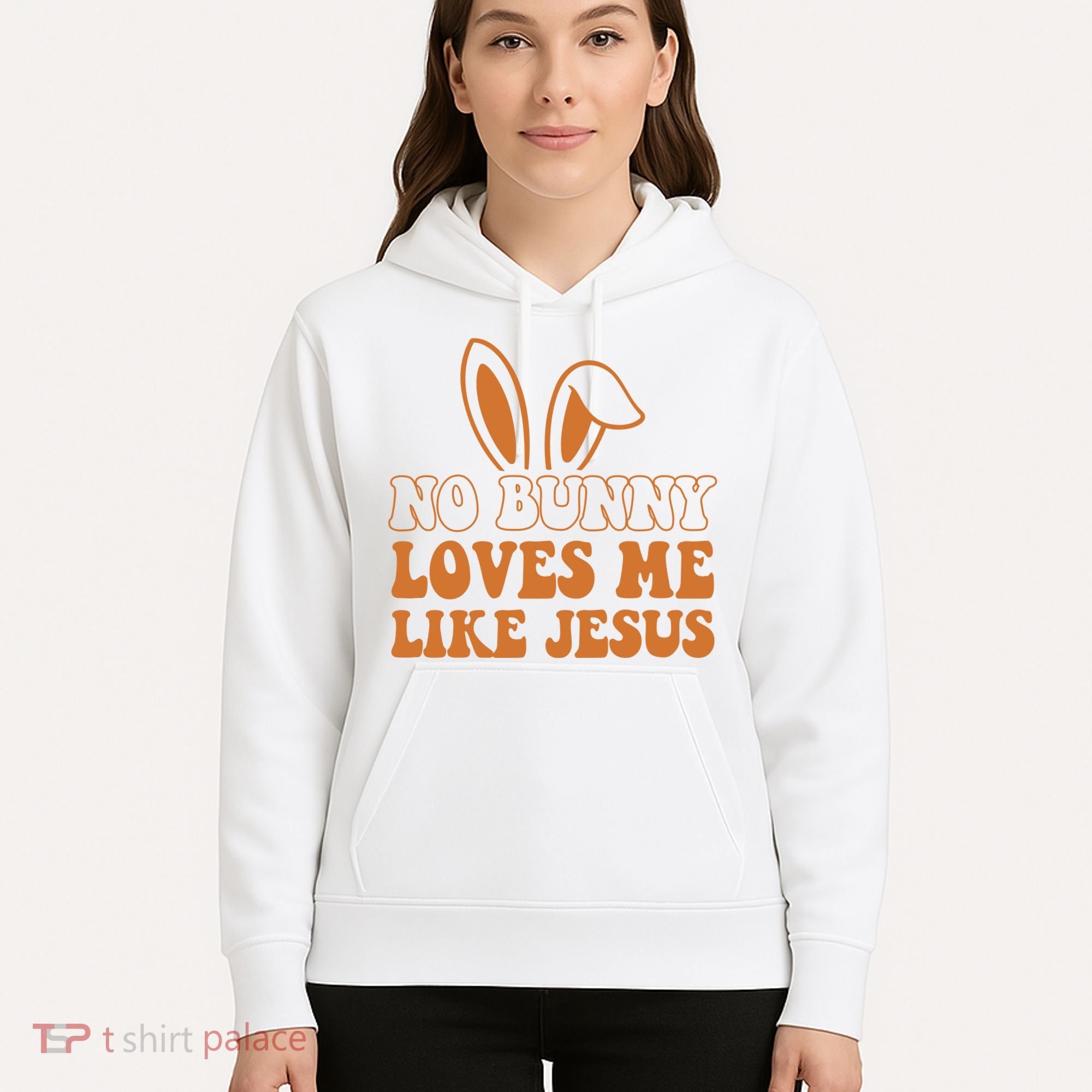 No Bunny Loves Me Like Jesus Easter Bunny Hoodie