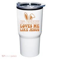 No Bunny Loves Me Like Jesus Easter Bunny Tumbler thumb 0