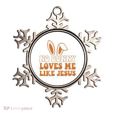 No Bunny Loves Me Like Jesus Easter Bunny Ornament