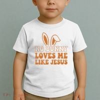 No Bunny Loves Me Like Jesus Easter Bunny Toddler T-Shirt thumb 2